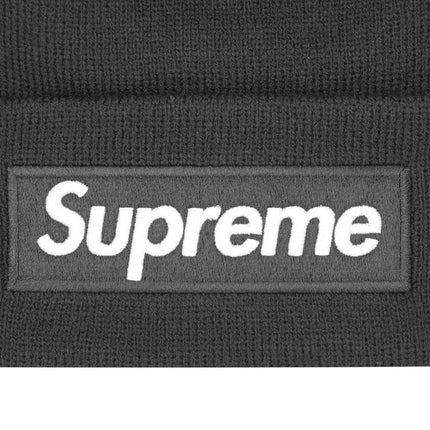 Supreme New Era Box Logo Beanie Black (23FW)