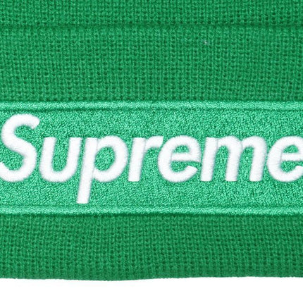 Supreme New Era Box Logo Beanie Green