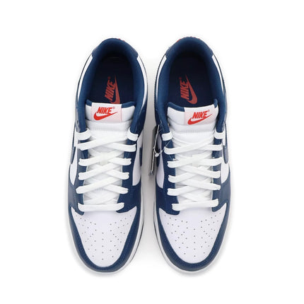 DD1391-400 Nike Dunk Low Valerian Blue White Navy USA University Red (Men's)