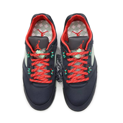 DM4640-036 Nike Air Jordan 5 Low Jade Clot Anthracite Black Fire Red (Men's)