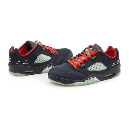 DM4640-036 Nike Air Jordan 5 Low Jade Clot Anthracite Black Fire Red (Men's)