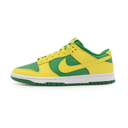 DV0833-300 Nike Dunk Low Reverse Brazil BTTYS Oregon Apple Green Yellow (Men's)