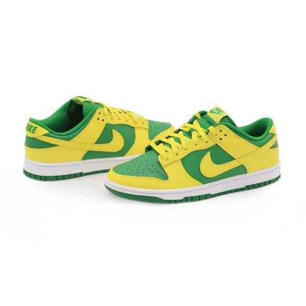 DV0833-300 Nike Dunk Low Reverse Brazil BTTYS Oregon Apple Green Yellow (Men's)