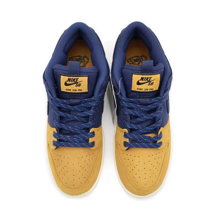 DX6775-400 Nike SB Dunk Low 90s Backpack Desert Ochre Midnight Navy (Men's)