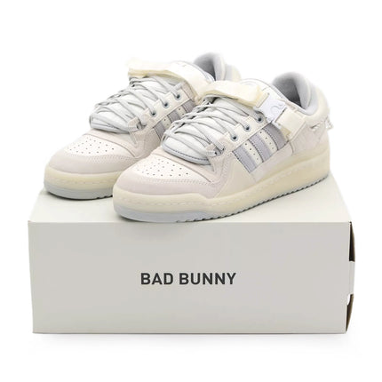 HQ2153 Adidas Forum Buckle Low Bad Bunny Off White Sail Beige Cream (Men's)