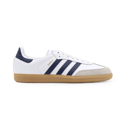 IF3814 adidas Originals Samba OG White Grey Night Navy Blue Indigo Gum (Men's)