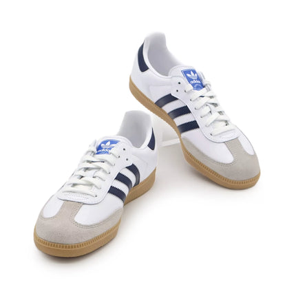 IF3814 adidas Originals Samba OG White Grey Night Navy Blue Indigo Gum (Men's)