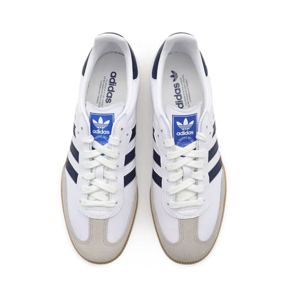 IF3814 adidas Originals Samba OG White Grey Night Navy Blue Indigo Gum (Men's)