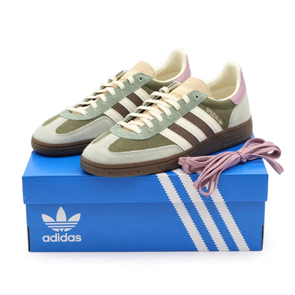 IH4891 adidas Originals Handball Spezial Silver Green Cream White (Men 's)