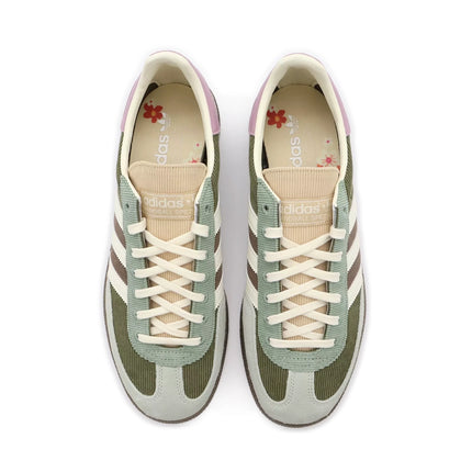 IH4891 adidas Originals Handball Spezial Silver Green Cream White (Men 's)