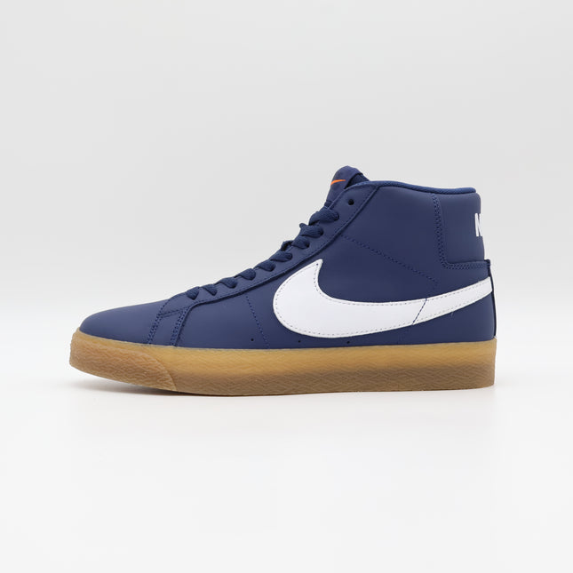 FJ1680-400 Nike SB Zoom Blazer Mid ISO Orange Label Navy Gum (Men's)