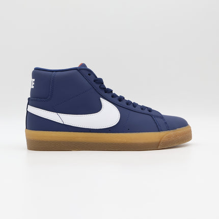 FJ1680-400 Nike SB Zoom Blazer Mid ISO Orange Label Navy Gum (Men's)