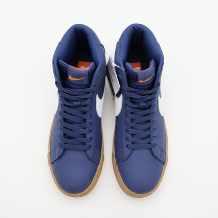 FJ1680-400 Nike SB Zoom Blazer Mid ISO Orange Label Navy Gum (Men's)