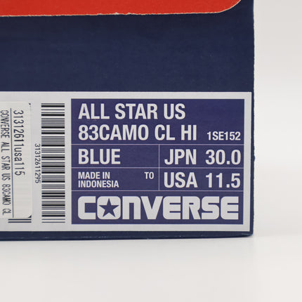 31312611 Converse All Star US 83camo CL Hi Blue (Men's)