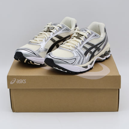 1201A019-108 Asics Gel-Kayano 14 Cream Black Metallic Plum Silver White (Men's)