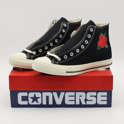 31311860 Converse All Star Roseembroidery Hi Black (Men's)