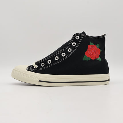 31311860 Converse All Star Roseembroidery Hi Black (Men's)