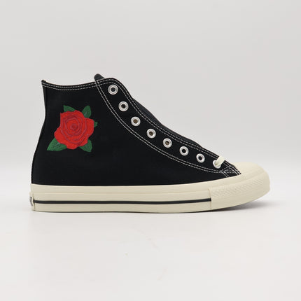 31311860 Converse All Star Roseembroidery Hi Black (Men's)