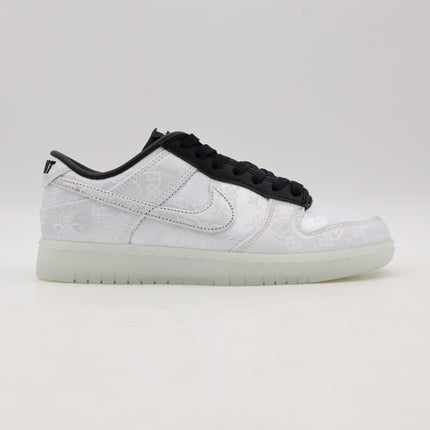 FN0315-110 CLOT Fragment Nike Dunk Low White Black (Men's)