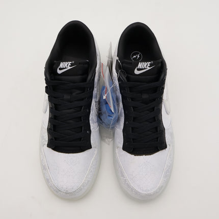 FN0315-110 CLOT Fragment Nike Dunk Low White Black (Men's)