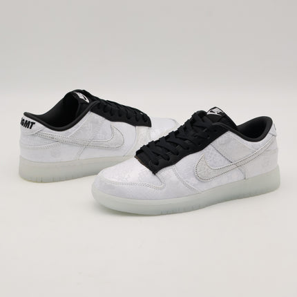 FN0315-110 CLOT Fragment Nike Dunk Low White Black (Men's)