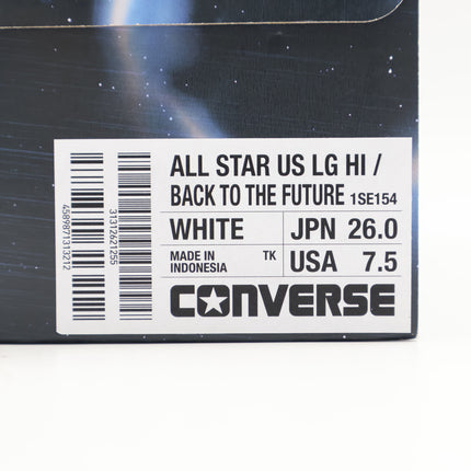 31312621 Back To The Future Converse All Star US LG Hi White (Men's)