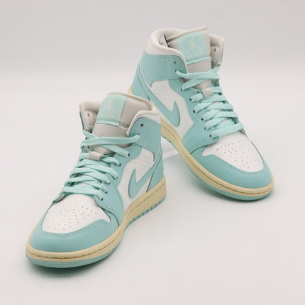 BQ6472-132 Nike Air Jordan 1 Mid Light Dew (Women's)