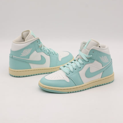 BQ6472-132 Nike Air Jordan 1 Mid Light Dew (Women's)