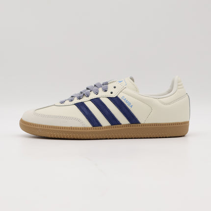 JI3907 adidas Originals Samba OG Off White Dark Blue Clear Sky (Women's)