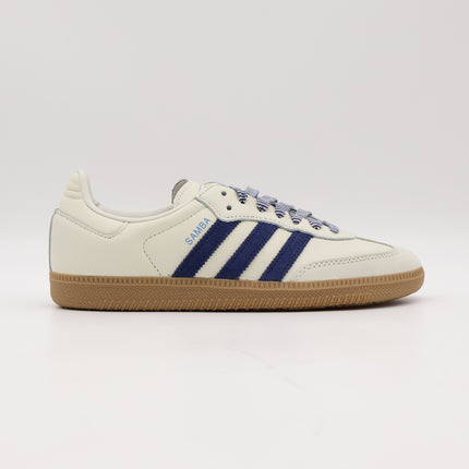 JI3907 adidas Originals Samba OG Off White Dark Blue Clear Sky (Women's)