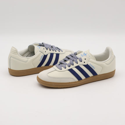 JI3907 adidas Originals Samba OG Off White Dark Blue Clear Sky (Women's)