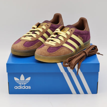 JI0324 adidas Originals Gazelle Indoor Maroon Almost Yellow (Men's)