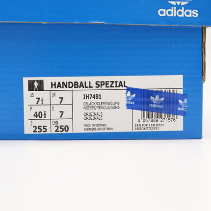 IH7491 adidas Originals Handball Spezial Core Black Clear Mint Gum (Men's)