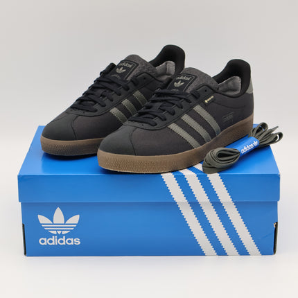 JR2727 adidas Originals Gazelle GORE-TEX Core Black Utility Gray Gum (Men's)