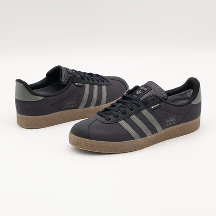 JR2727 adidas Originals Gazelle GORE-TEX Core Black Utility Gray Gum (Men's)