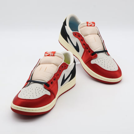 FN0432-100 Trophy Room Nike Air Jordan 1 Low OG Sail and Varsity Red (Men's)