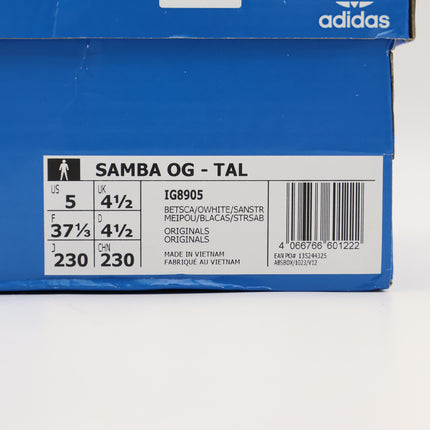 IG8905 adidas Originals Samba TAL Better Scarlet Off White Sand Strata (Men's)