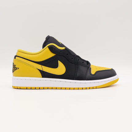 553558-072 Nike Air Jordan 1 Low Yellow Ochre Black White Gold Mandarin (Men's)