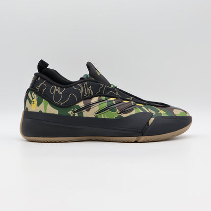 JH6358 A BATHING APE adidas Dame 9 Core Black (Men's)