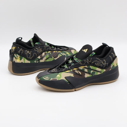 JH6358 A BATHING APE adidas Dame 9 Core Black (Men's)