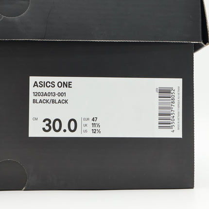 1203A013-001 Asics One Black (Men's)