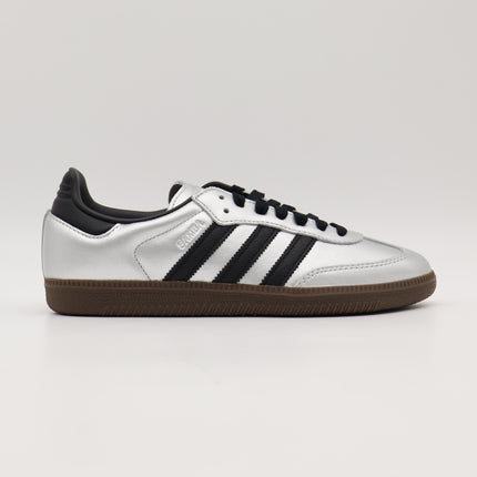 JI4218 adidas Originals Samba OG Silver Metallic Core Black Gum (Women's)