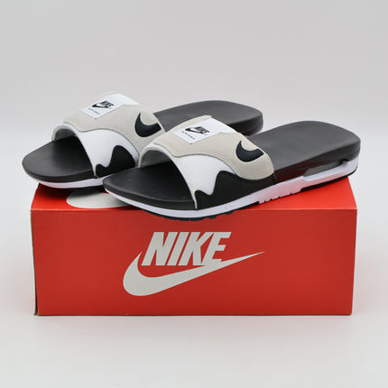 DH0295-102 Nike Air Max 1 Slide Light Neutral Grey and Black