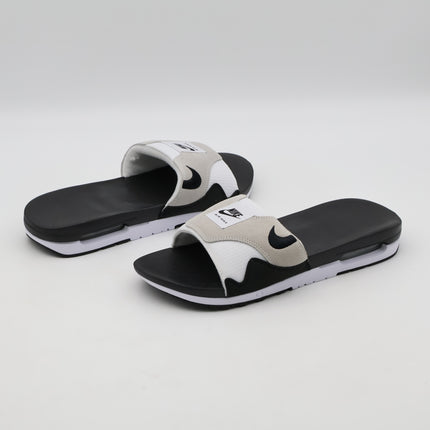 DH0295-102 Nike Air Max 1 Slide Light Neutral Grey and Black