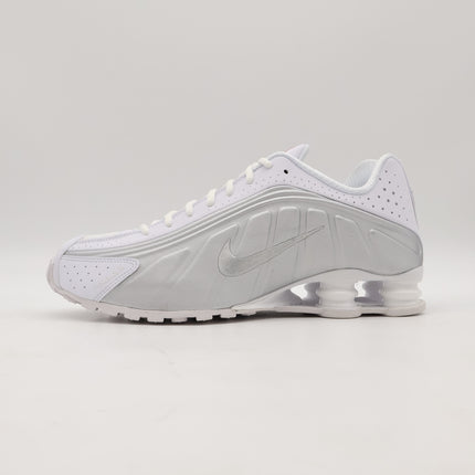 HQ1988-101 NIKE SHOX R4 White Metallic Silver (Men's)