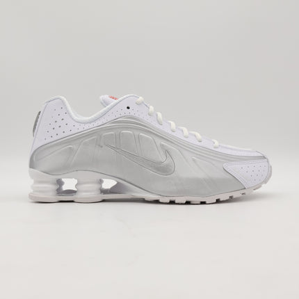 HQ1988-101 NIKE SHOX R4 White Metallic Silver (Men's)