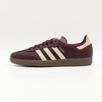 IF7004 adidas Originals Samba OG Maroon Crystal Sand Gold Metallic (Women's)