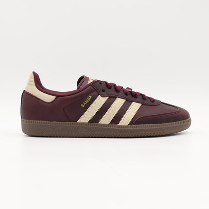 IF7004 adidas Originals Samba OG Maroon Crystal Sand Gold Metallic (Women's)