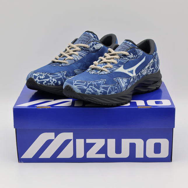 D1GD244101 Buaisou Mizuno Wave Rider ƒÀ Mugen blue White (Men's)