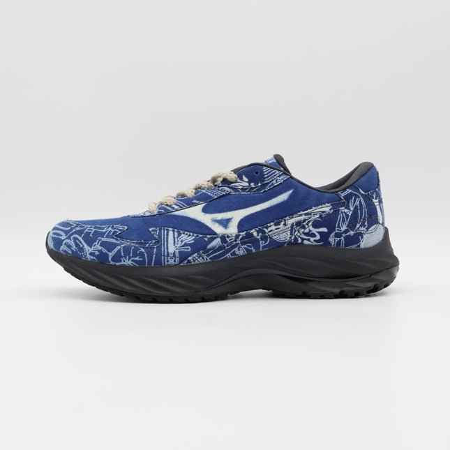 D1GD244101 Buaisou Mizuno Wave Rider ƒÀ Mugen blue White (Men's)